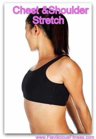 Shoulder stretch stretching