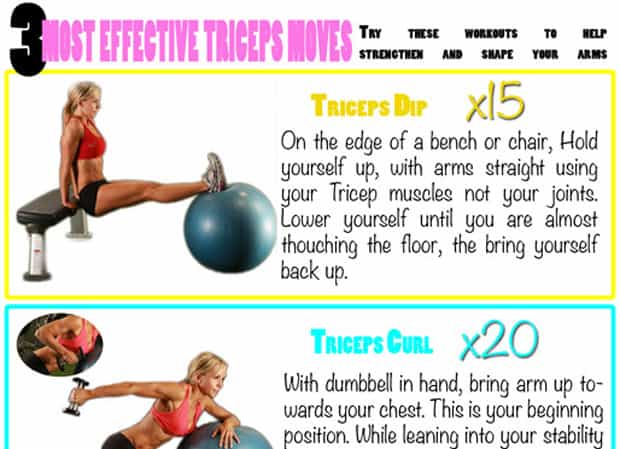 Fitness Tip Tuesday – 3 Most Effective Triceps Moves