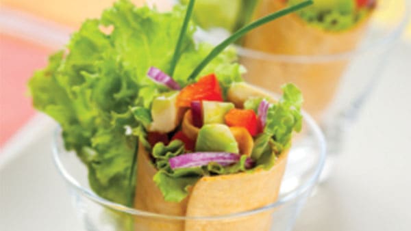 Smoked Salmon & Vegetable Wraps Recipe