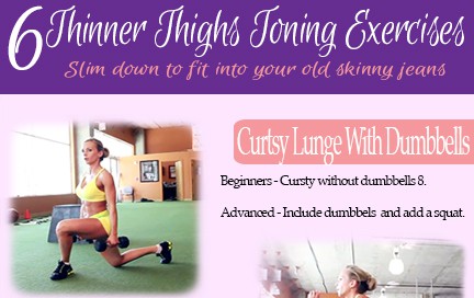 Wednesday Workout – 6 Thinner Thighs Toning Exercises