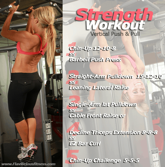 Strength Conditioning Workout – Vertical Push & Pull — Workout 4 of 4
